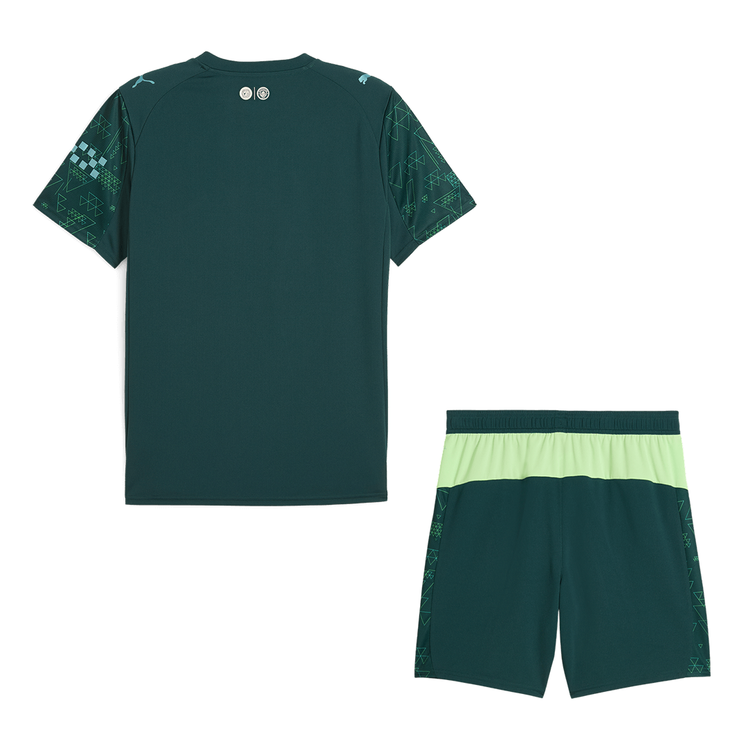 Kit de fútbol visitante del Manchester City (camiseta y pantalón corto) 2025/26