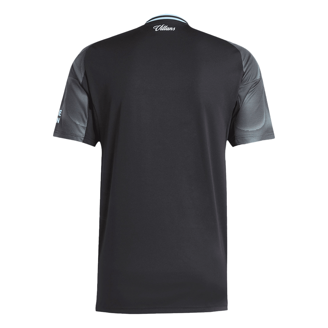 Camiseta de fútbol visitante del Aston Villa 25/26 negra