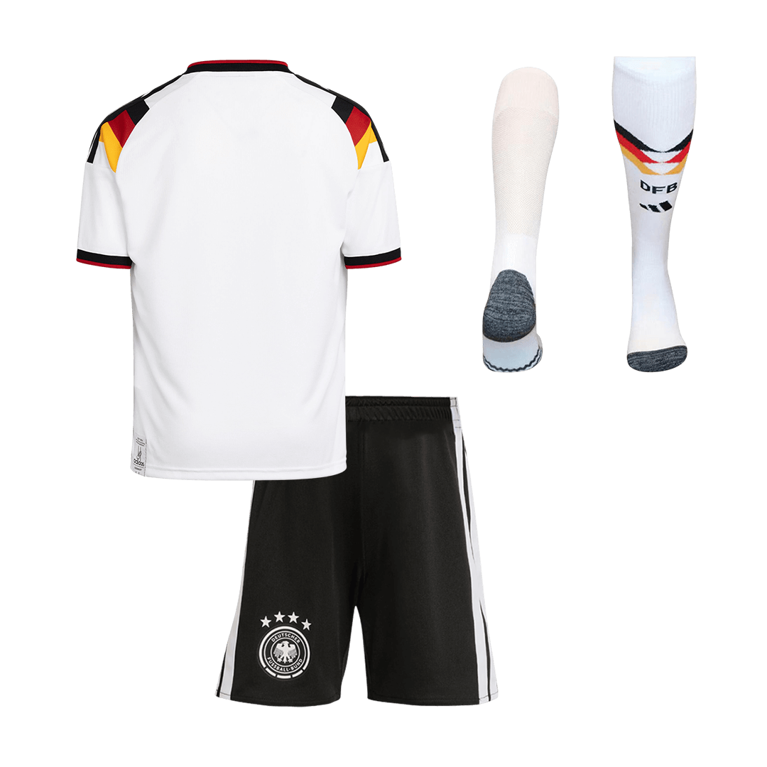 Equipación infantil de la selección alemana (camiseta + pantalón corto + calcetines) para el Mundial 2026