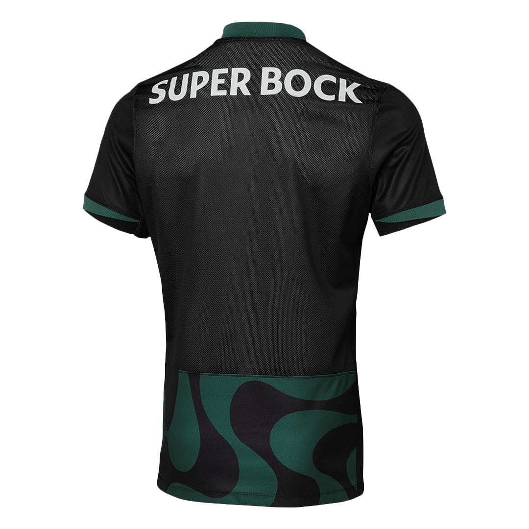 Camiseta de fútbol alternativa del Sporting CP 25/26 negra