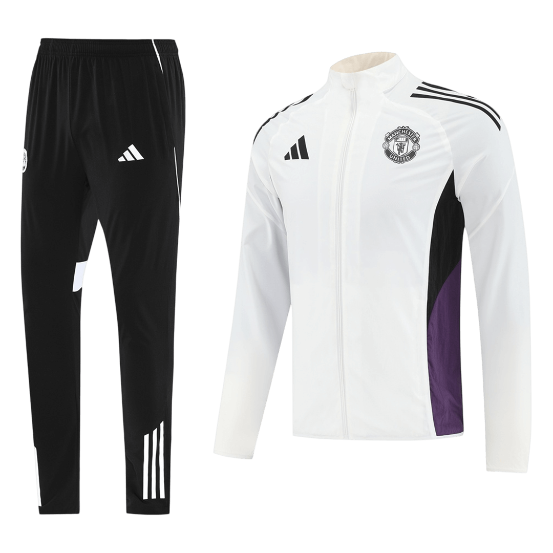 Kit de entrenamiento del Manchester United 2025/26 (Chaqueta + Pantalones)