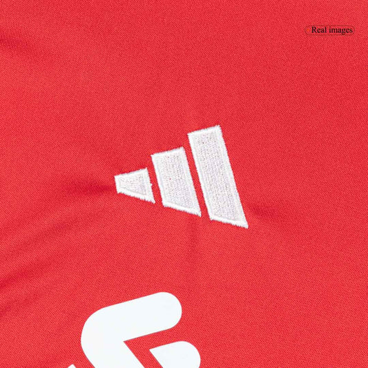 Kit de fútbol local del Liverpool para niños (camiseta y pantalones cortos) 25/26 rojo