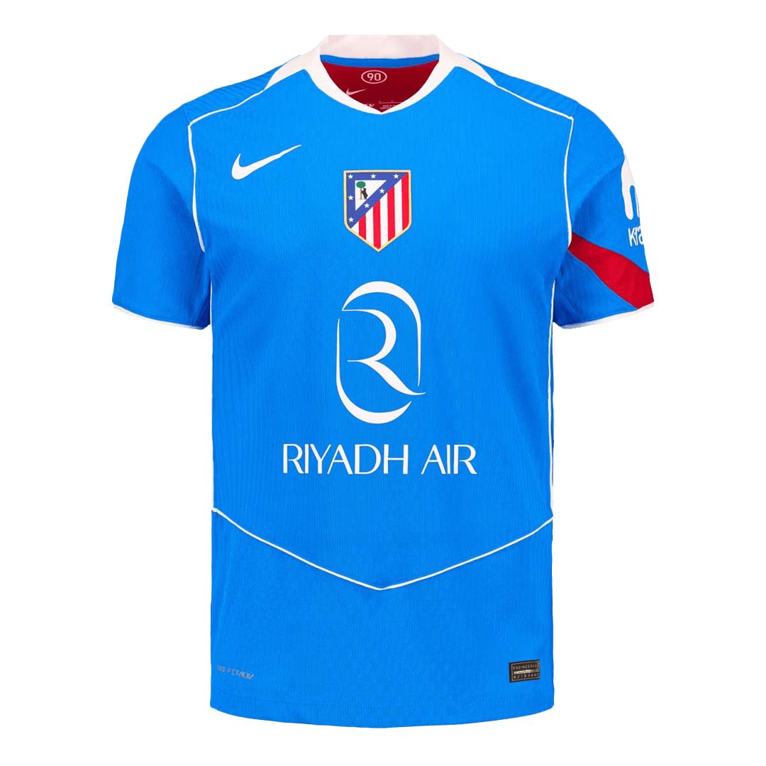 Camiseta de fútbol auténtica de visitante del Atlético de Madrid 2025/26