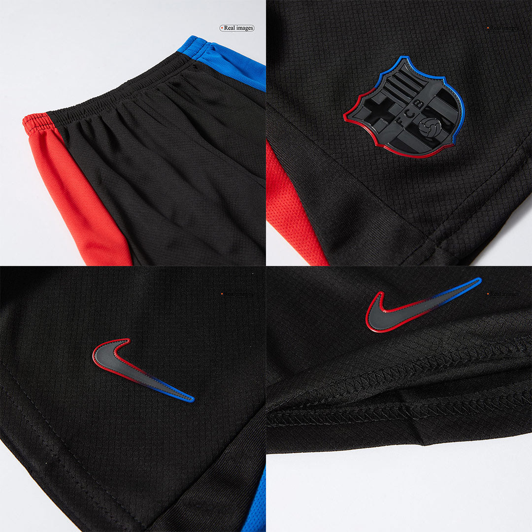 Kit de visitante del Barcelona para niño (Kit y pantalón corto) 2024/25 - Logotipo de Spotify sin texto