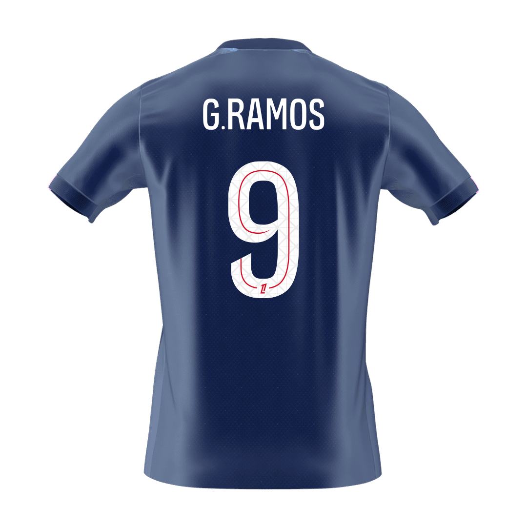 Camiseta de fútbol local del PSG G.RAMOS #9 2025/26