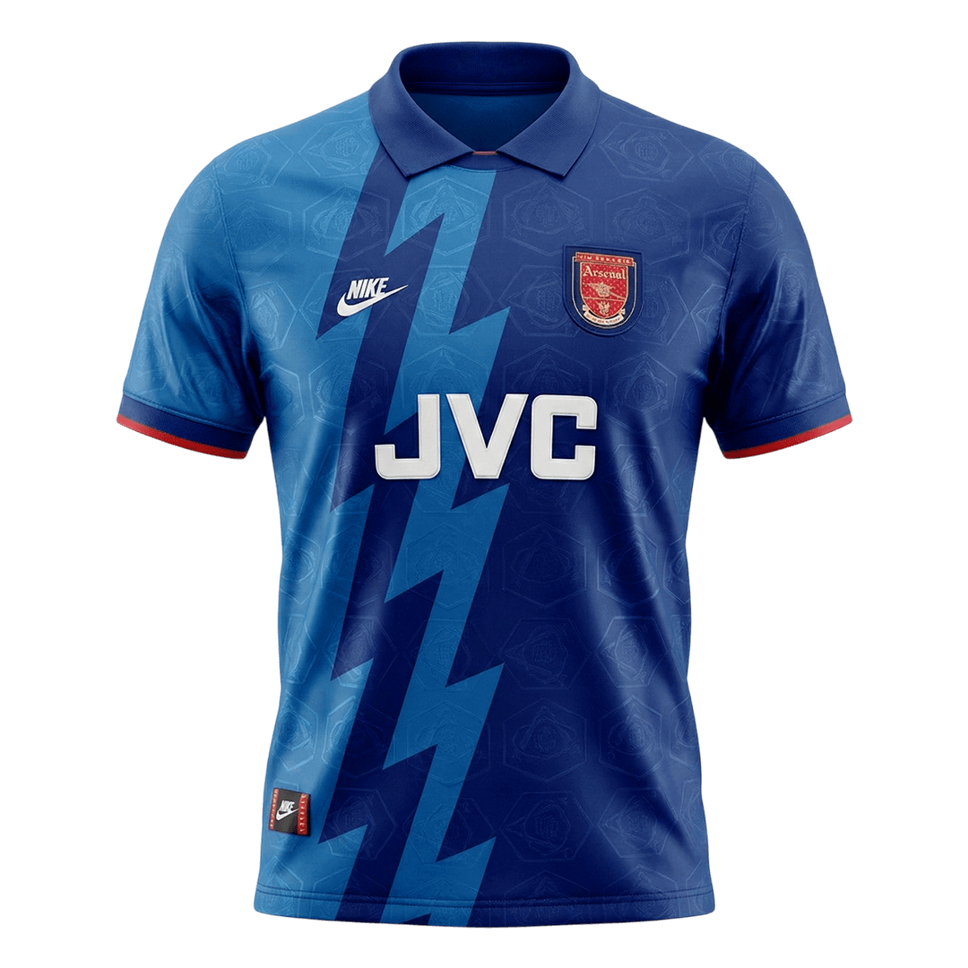 Camiseta retro de fútbol visitante del Arsenal de 1995