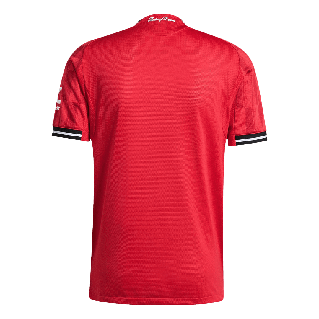 Camiseta de fútbol local auténtica del Manchester United 2025/26, roja