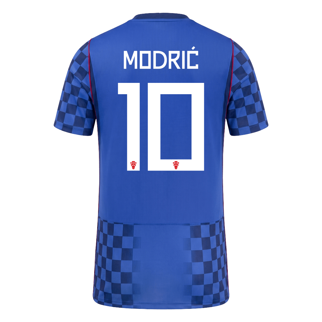 Auténtica camiseta de visitante de MODRIC #10 de Croacia 2026
