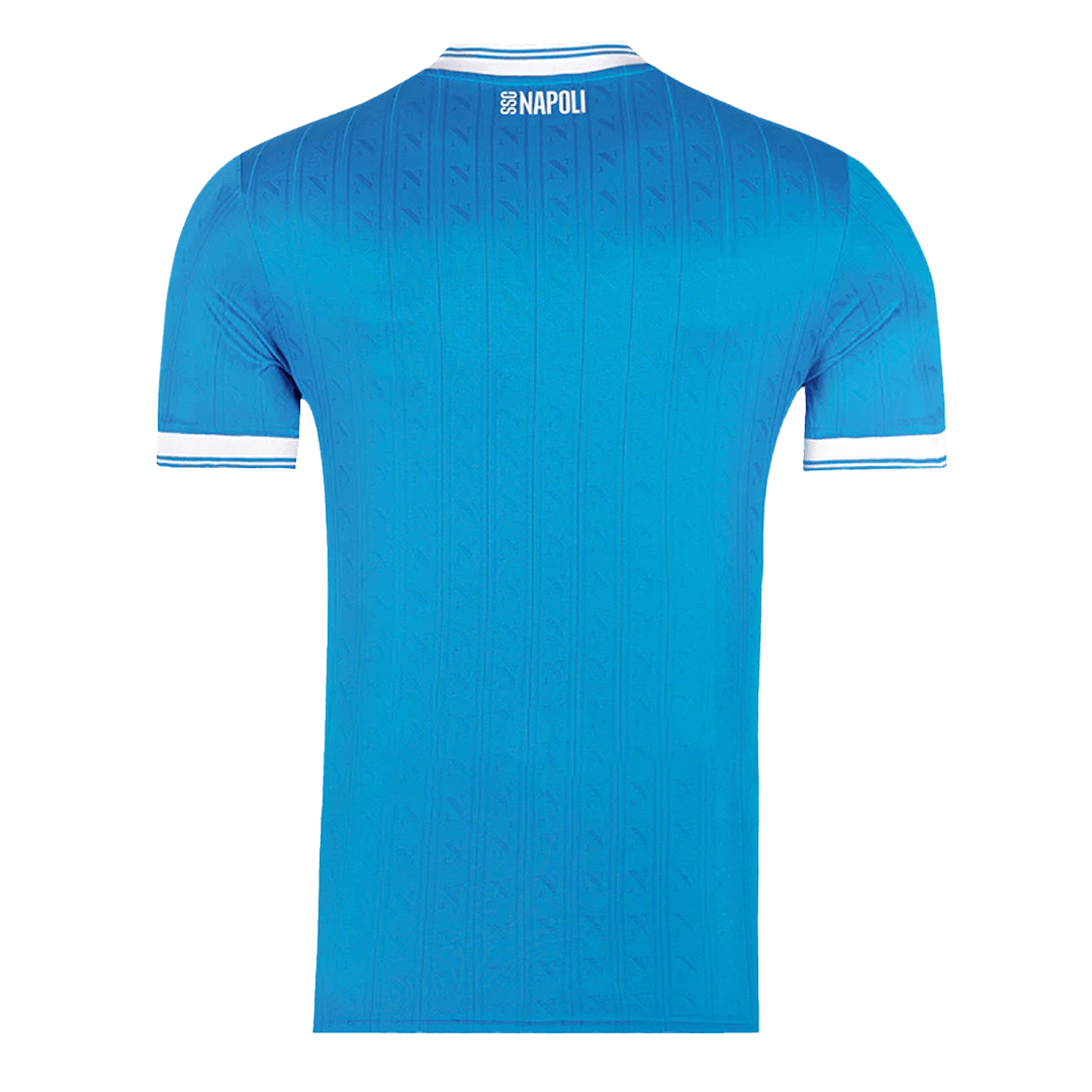 Camiseta de fútbol local auténtica del Napoli 2025/26 azul