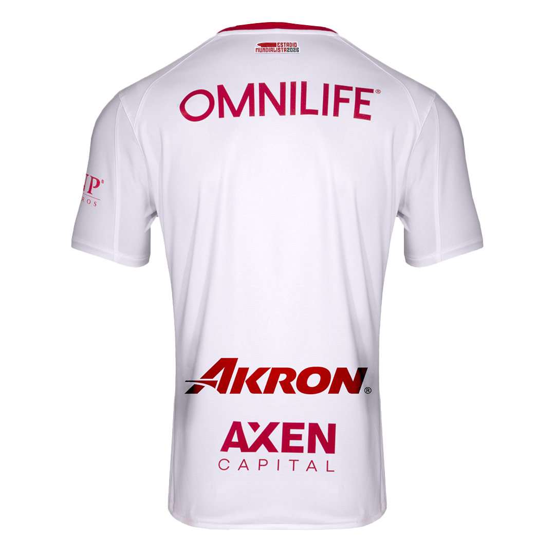 Camiseta de fútbol visitante de Chivas 2025/26 blanca