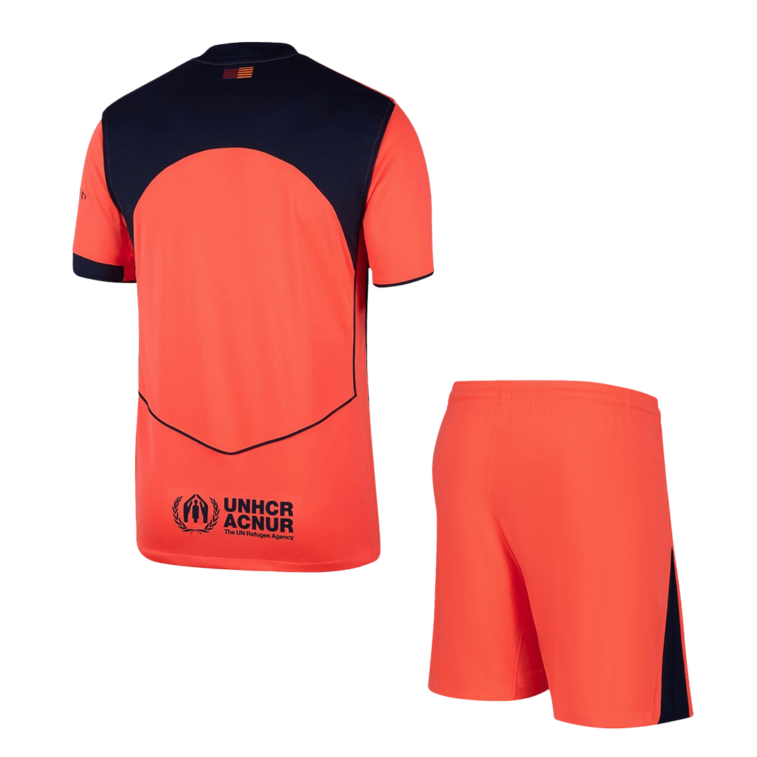 Kit de fútbol visitante del Barcelona (Kit y pantalón corto) 2025/26