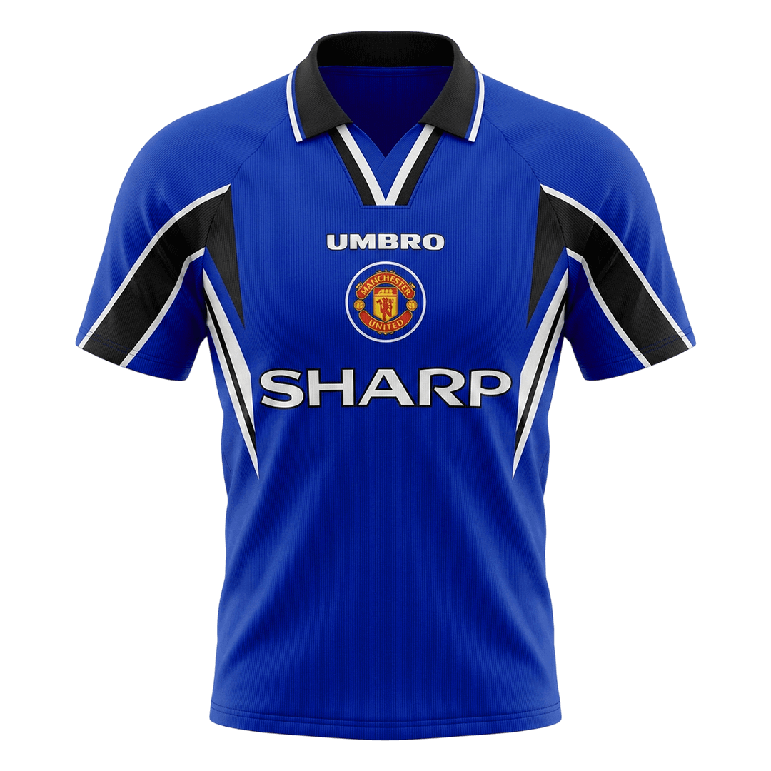 Camiseta retro de fútbol de visitante del Manchester United 1996/97