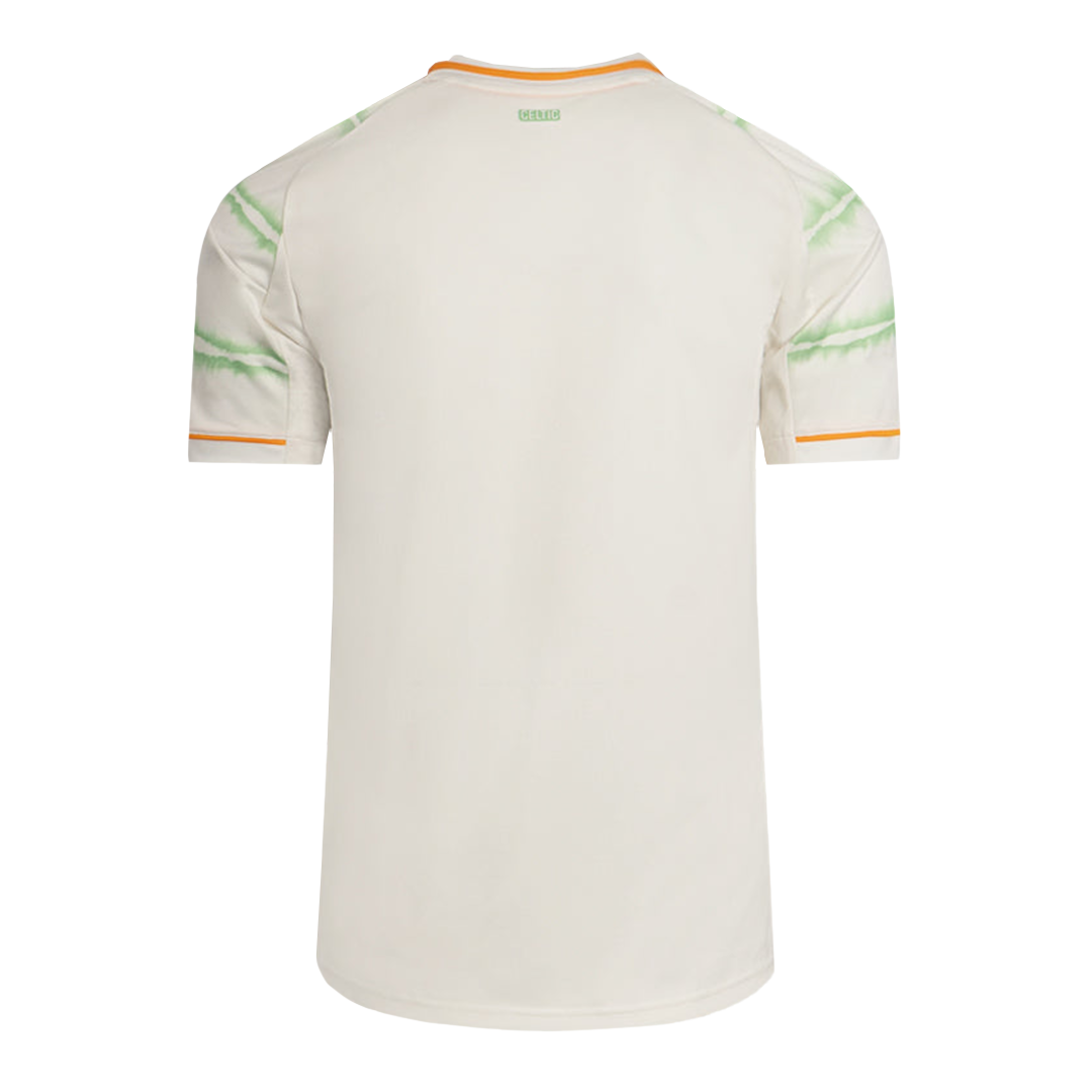 Camiseta de fútbol visitante del Celtic 2025/26, blanca, tercera equipación