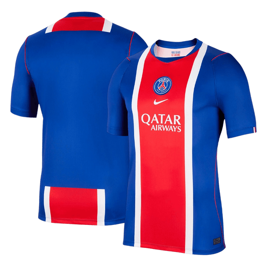 Camiseta de fútbol del PSG para hombre, versión aficionado, temporada 2026/27, color azul marino antiguo.
