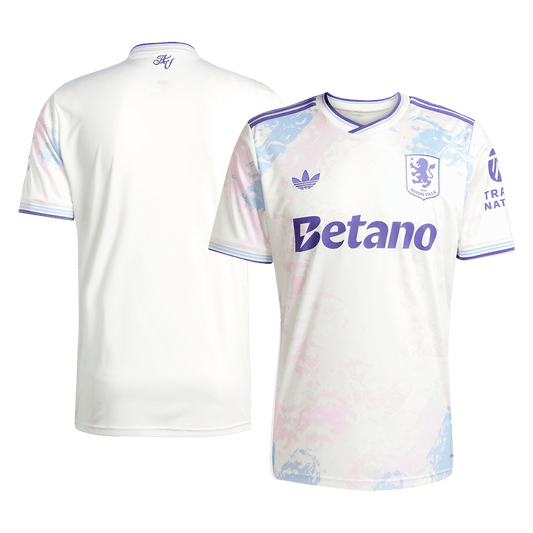 Camiseta de fútbol de visitante del Aston Villa 2025/26