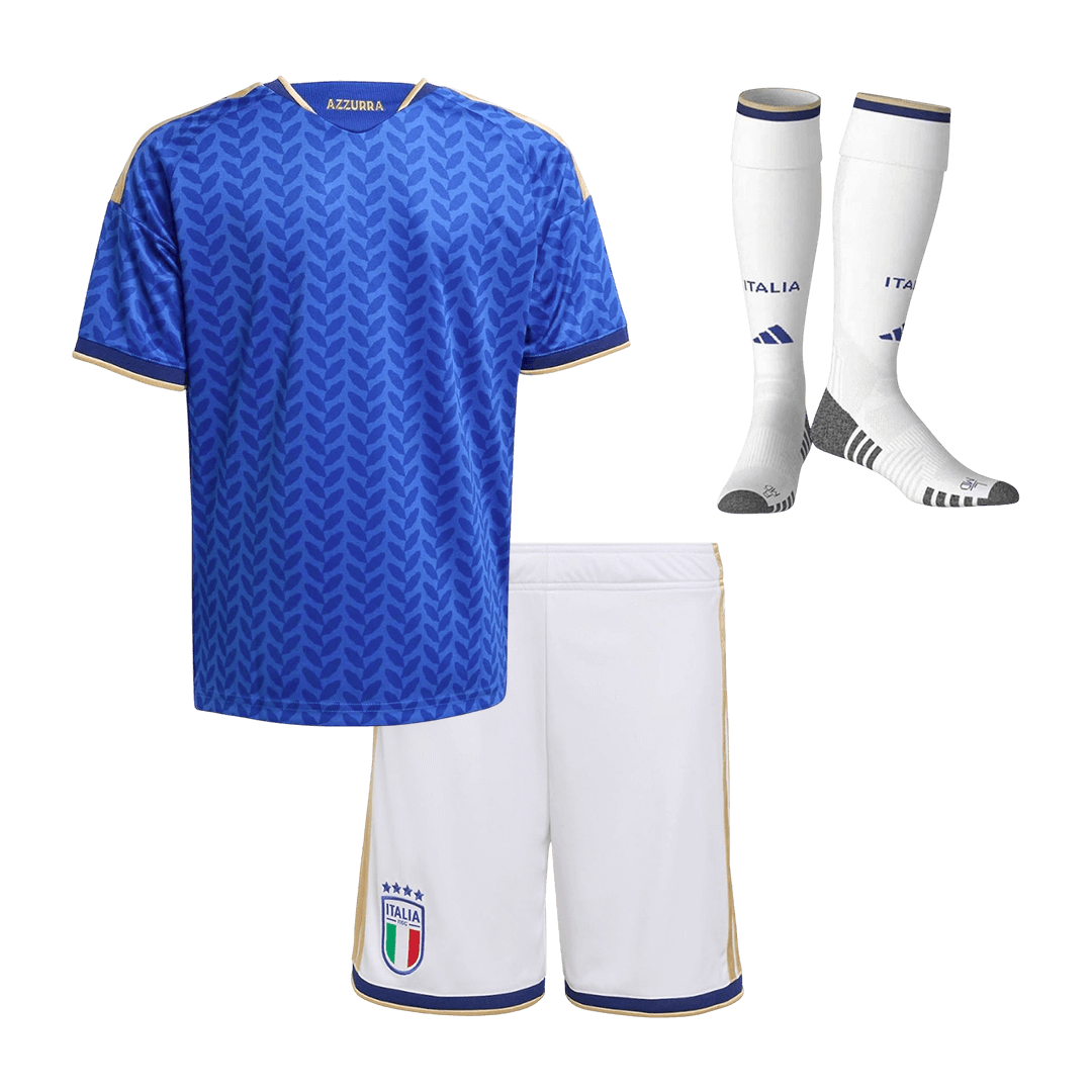 Kit de camiseta de fútbol local de Italia para niños (camiseta, pantalón corto y calcetines) 2025/26