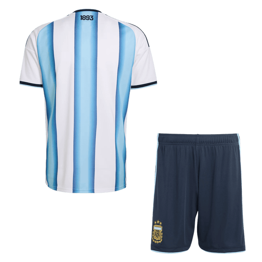 Equipación de local de Argentina (camiseta + pantalón corto) para el Mundial 2026