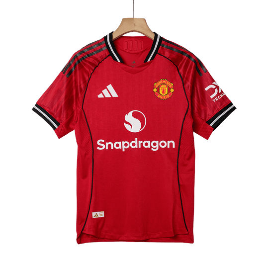 Camiseta de fútbol local auténtica del Manchester United ŠEŠKO #30 2025/26, roja