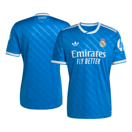 Camiseta de fútbol de la tercera equipación del Real Madrid 2025/26