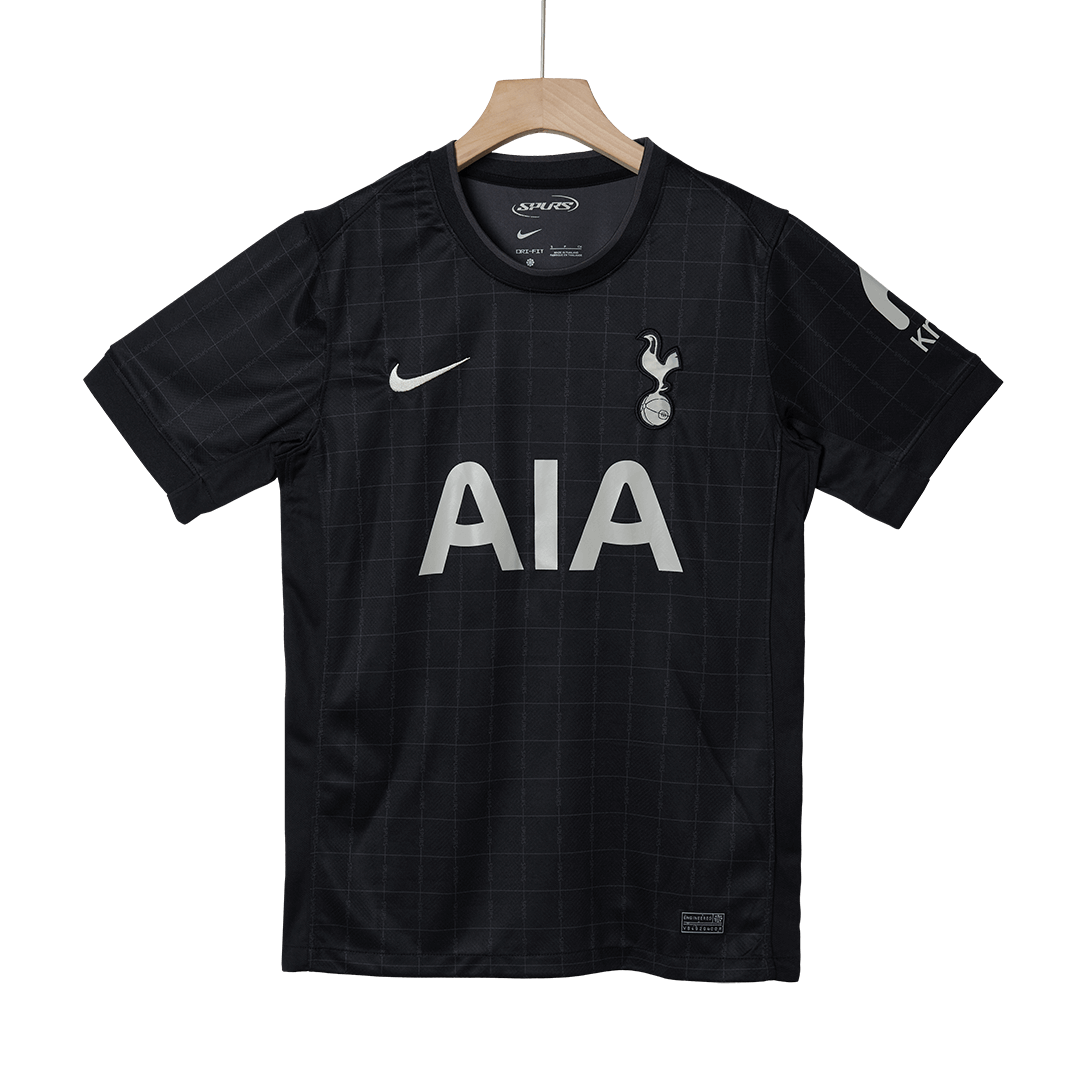 Camiseta de visitante XAVI #7 del Tottenham Hotspur 2025/26, negra - UCL