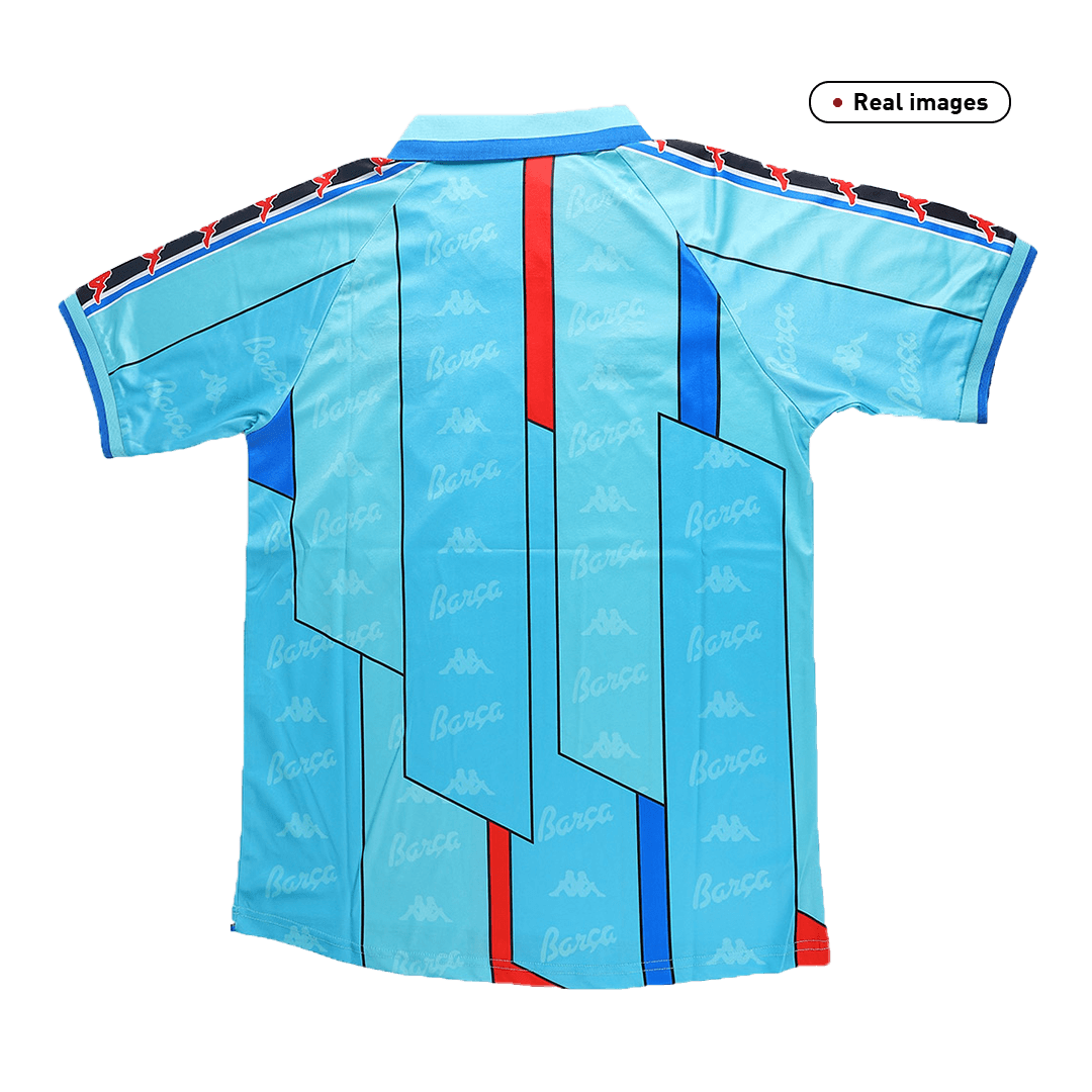 Camiseta retro de fútbol visitante del Barcelona 1996/97