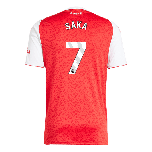 Camiseta de fútbol SAKA #7 Arsenal Primera equipación 2025/26 Roja