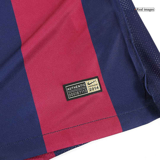 Camiseta retro de fútbol local del Barcelona NEYMAR JR #11 2014/15