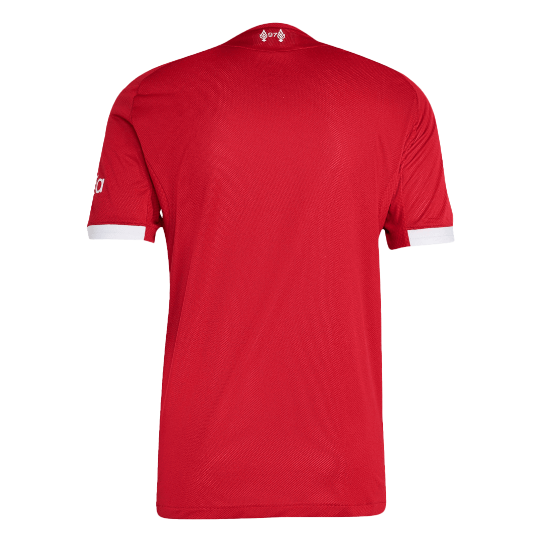 Camiseta de fútbol local auténtica del Liverpool 2025/26, roja