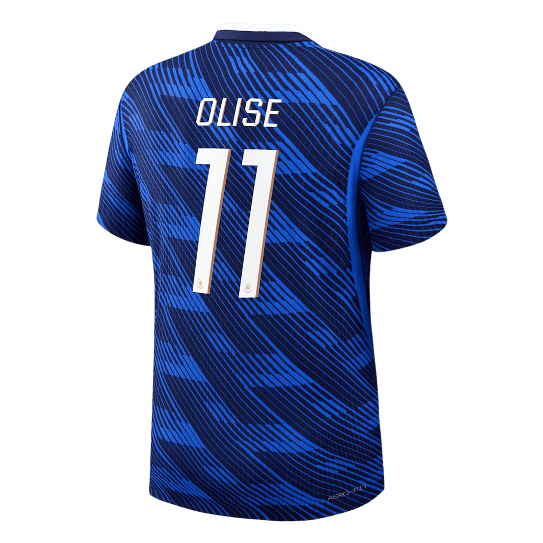 Camiseta de fútbol de local de Francia, versión jugador, OLISE #11, 2026