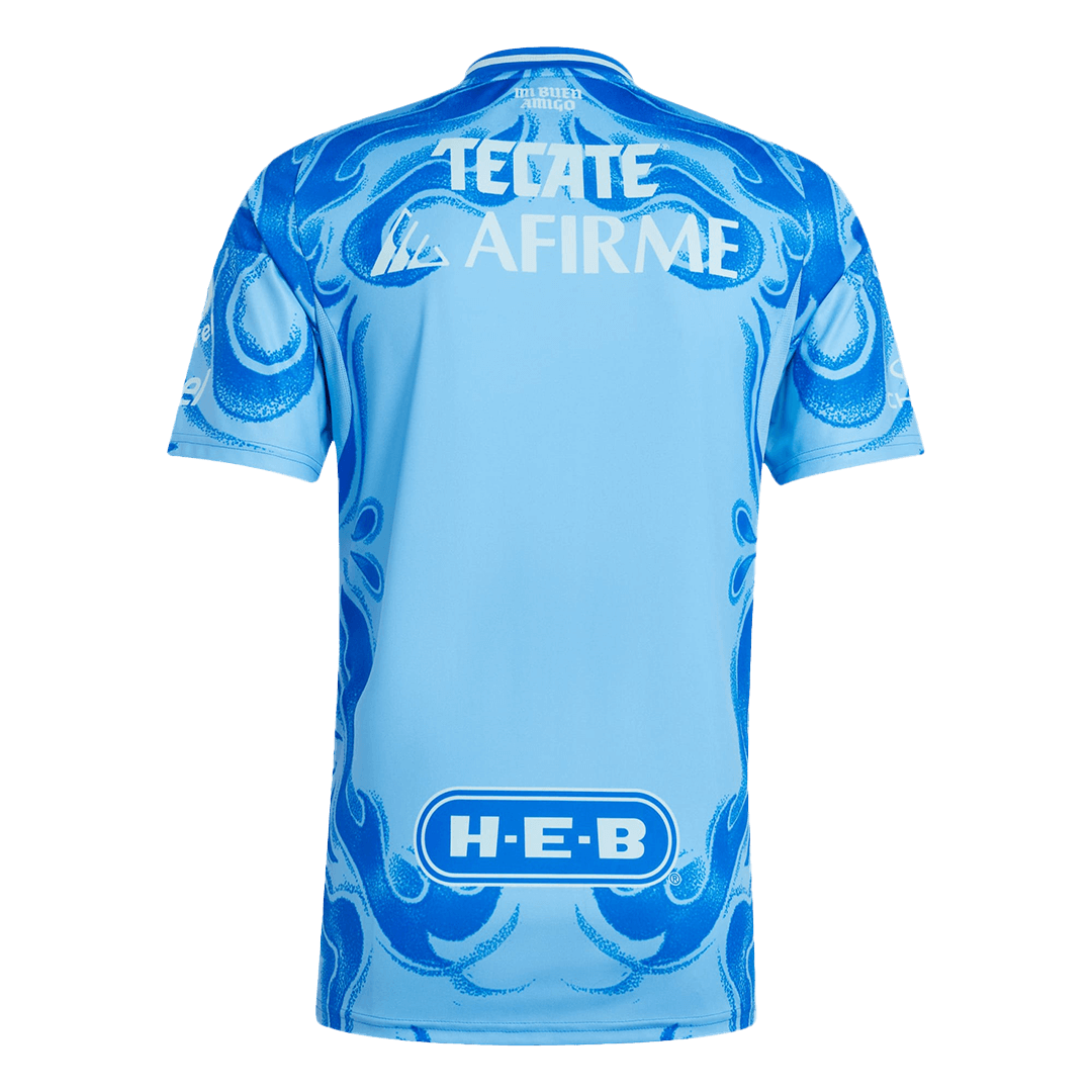 Camiseta de Futbol Tigres UANL Segunda Equipación 25/26 Azul