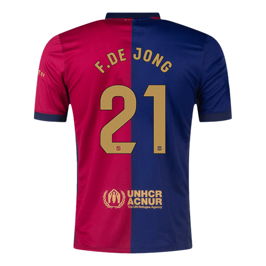Camiseta de fútbol F.DE JONG #21 Barcelona Primera equipación 2024/25