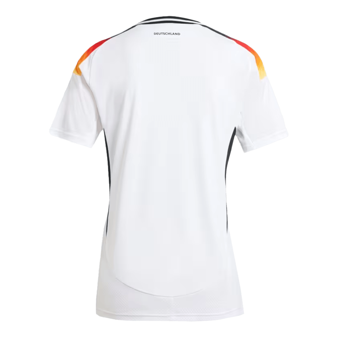 Camiseta de fútbol local de Alemania para mujer, Eurocopa 2024