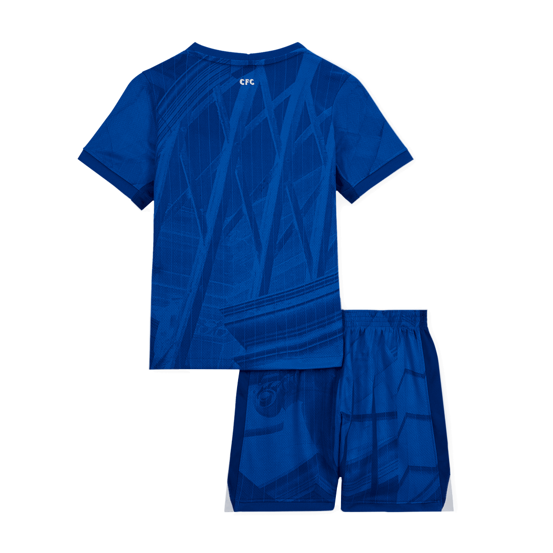 Kit de fútbol local del Chelsea para niño (camiseta y pantalón corto) 2025/26, azul