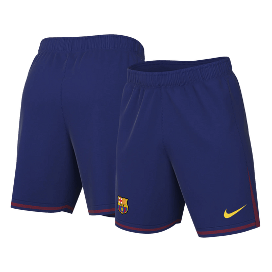 Pantalón corto de fútbol local del Barcelona 2025/26 azul marino