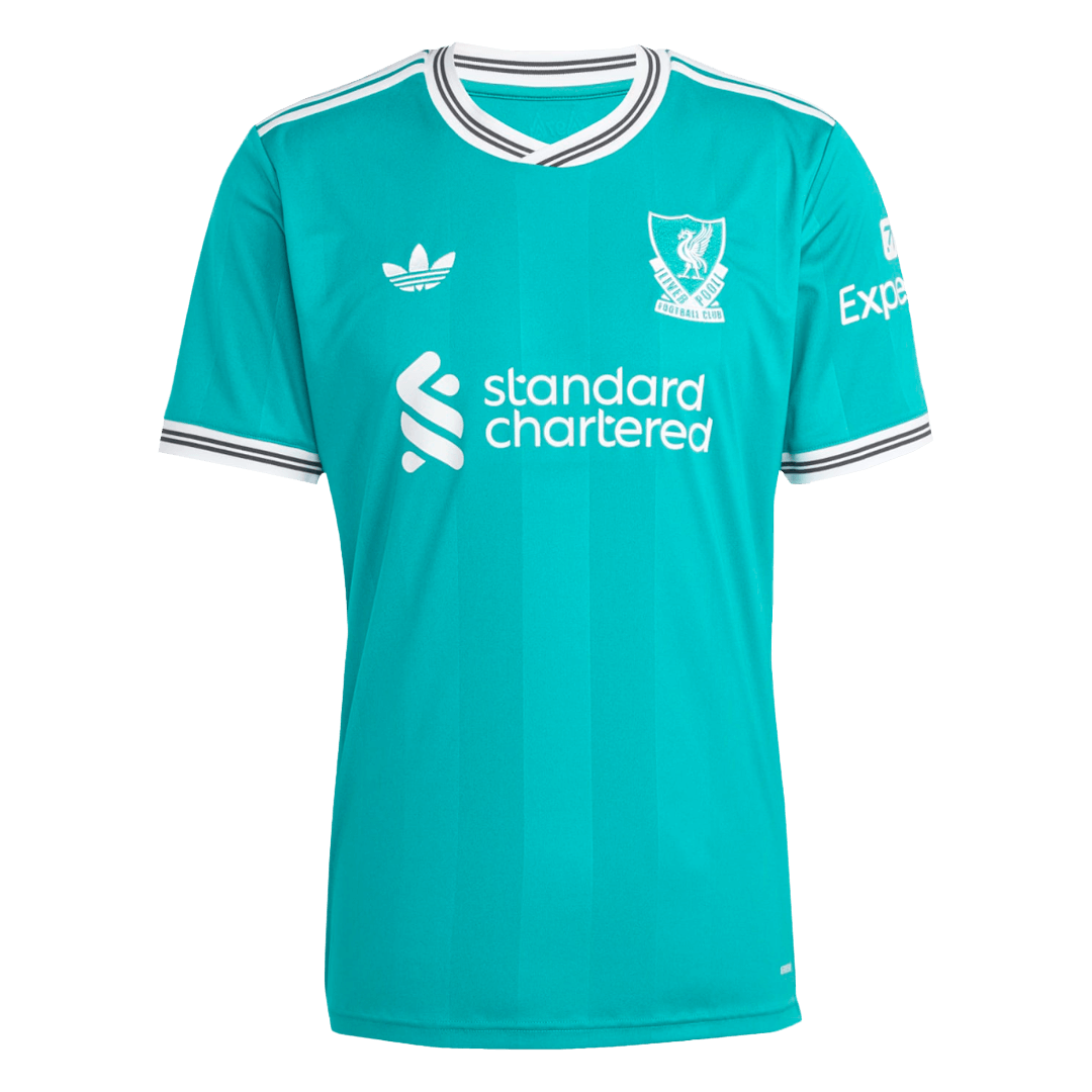Camiseta de fútbol de visitante del Liverpool n.° 11 de M.SALAH 2025/26