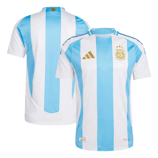 Camiseta de fútbol local auténtica de Argentina para la Copa América 2024