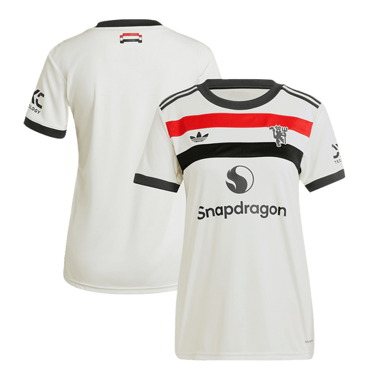 Camiseta de fútbol visitante del Manchester United para mujer 2024/25