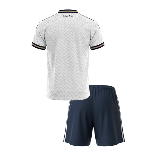 Kit de fútbol visitante de Italia para niños (camiseta y pantalón corto) 2026