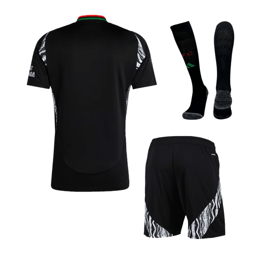 Kit de visitante del Arsenal (Kit, pantalón corto y medias) 2024/25