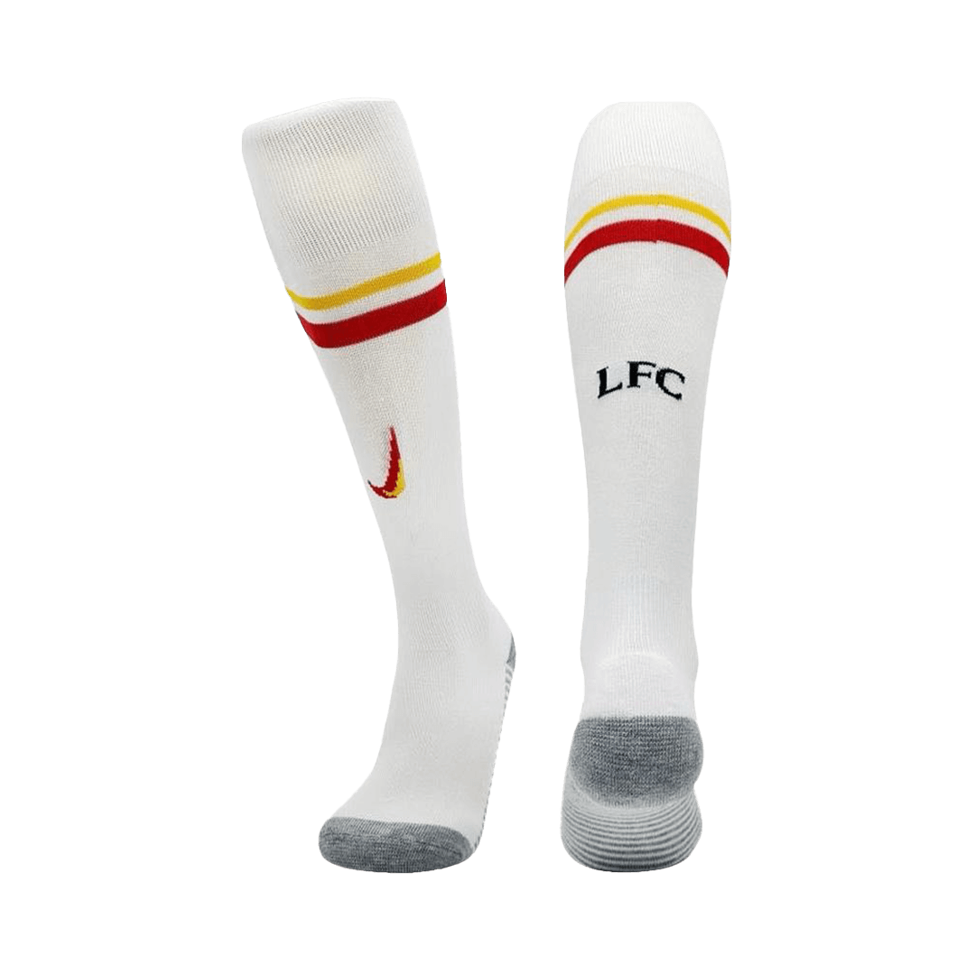 Kit de fútbol infantil de visitante del Liverpool (camiseta, pantalón corto y calcetines) 2024/25