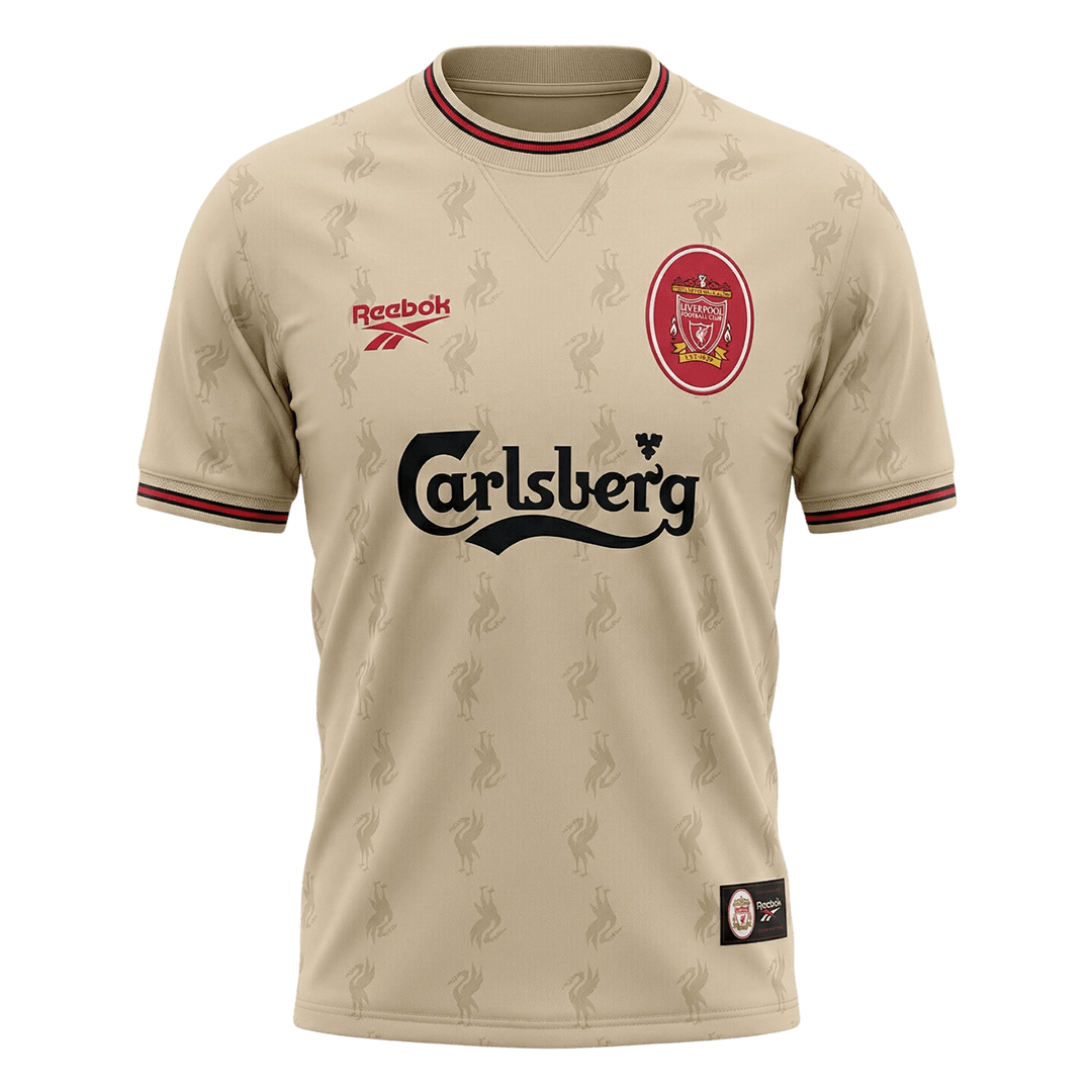 Camiseta retro de fútbol visitante del Liverpool 1996/97