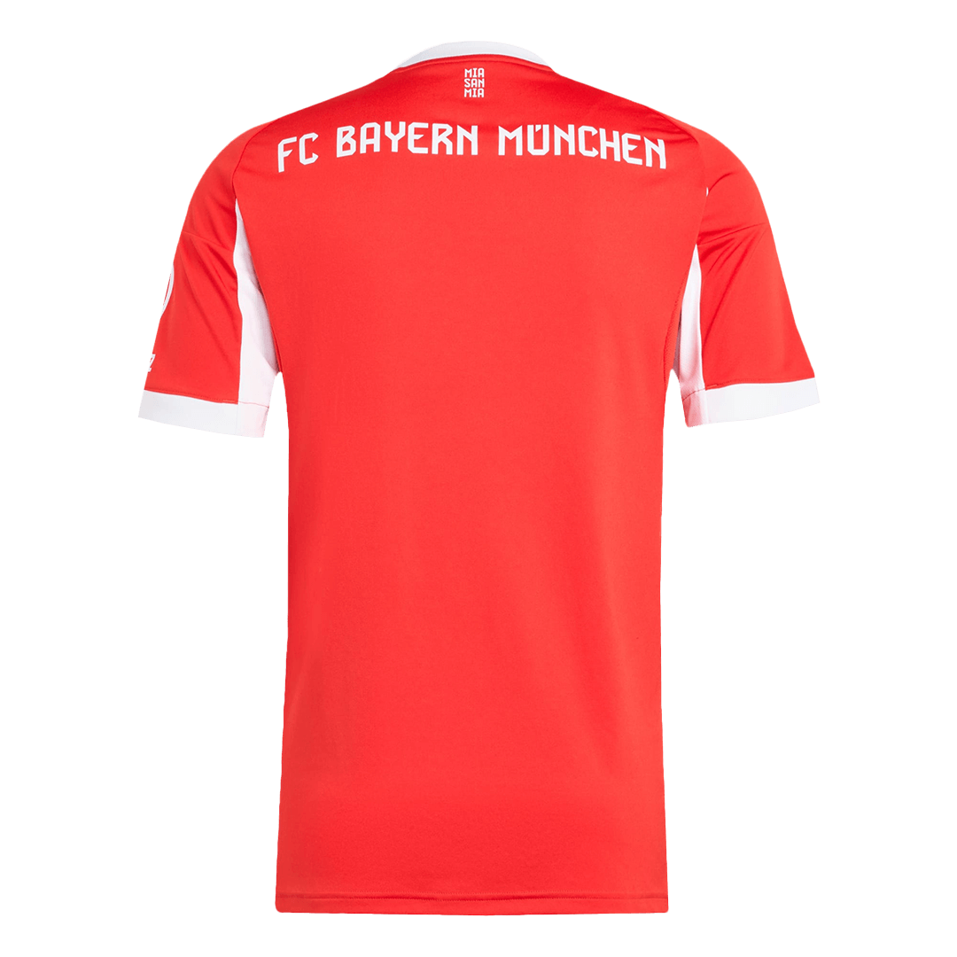Camiseta de fútbol local del Bayern Múnich 2025/26, roja