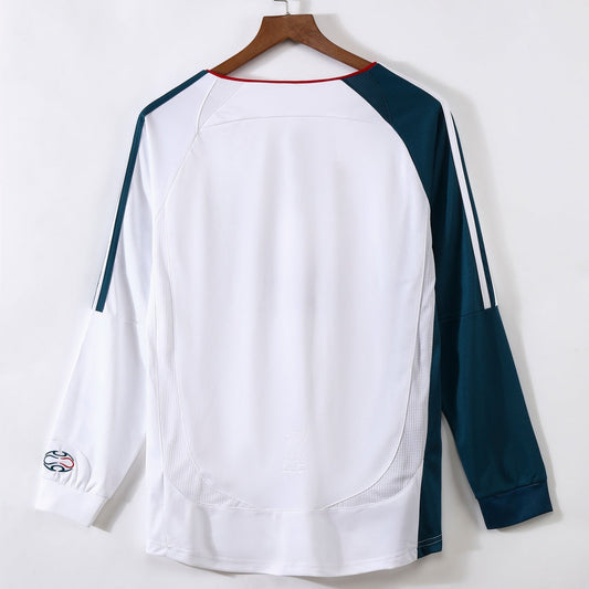 Camiseta retro de manga larga de visitante del Liverpool 2006-2007