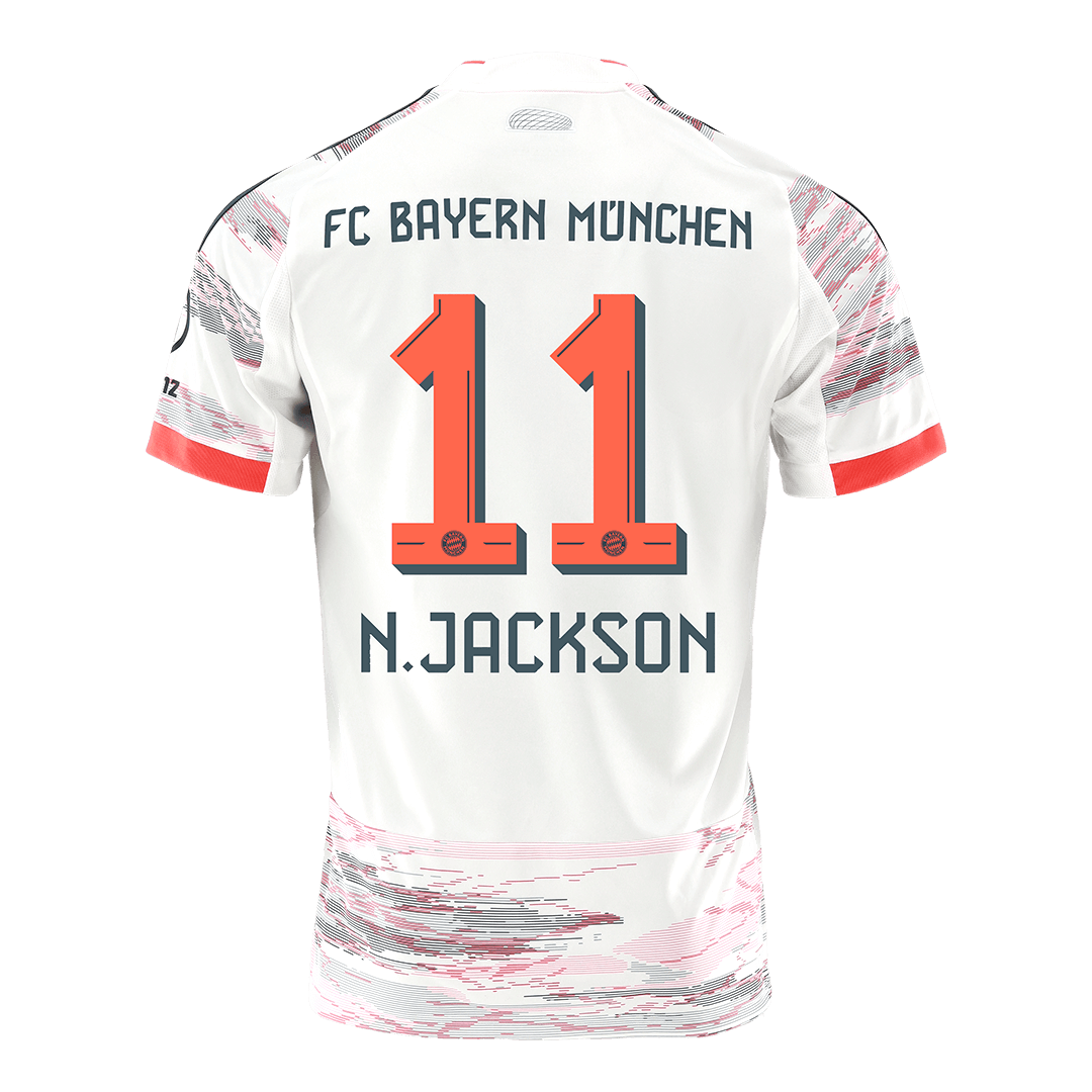 Camiseta de visitante del Bayern Múnich N.JACKSON #11 2025/26