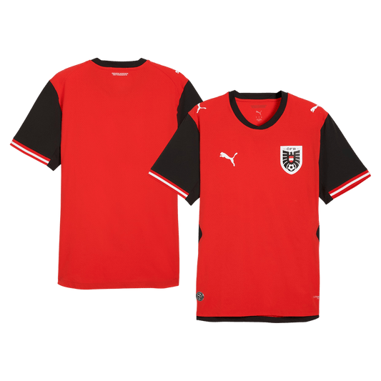 Camiseta de local de Austria para hombre, versión Mundial 2026 - Corte ajustado