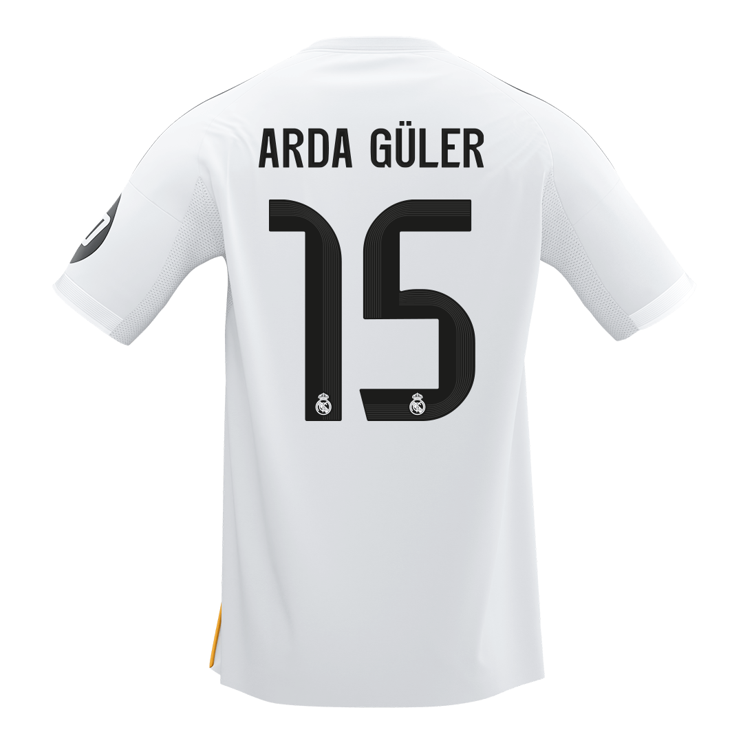 Camiseta de fútbol Real Madrid ARDA GÜLER #15 Primera 2025/26