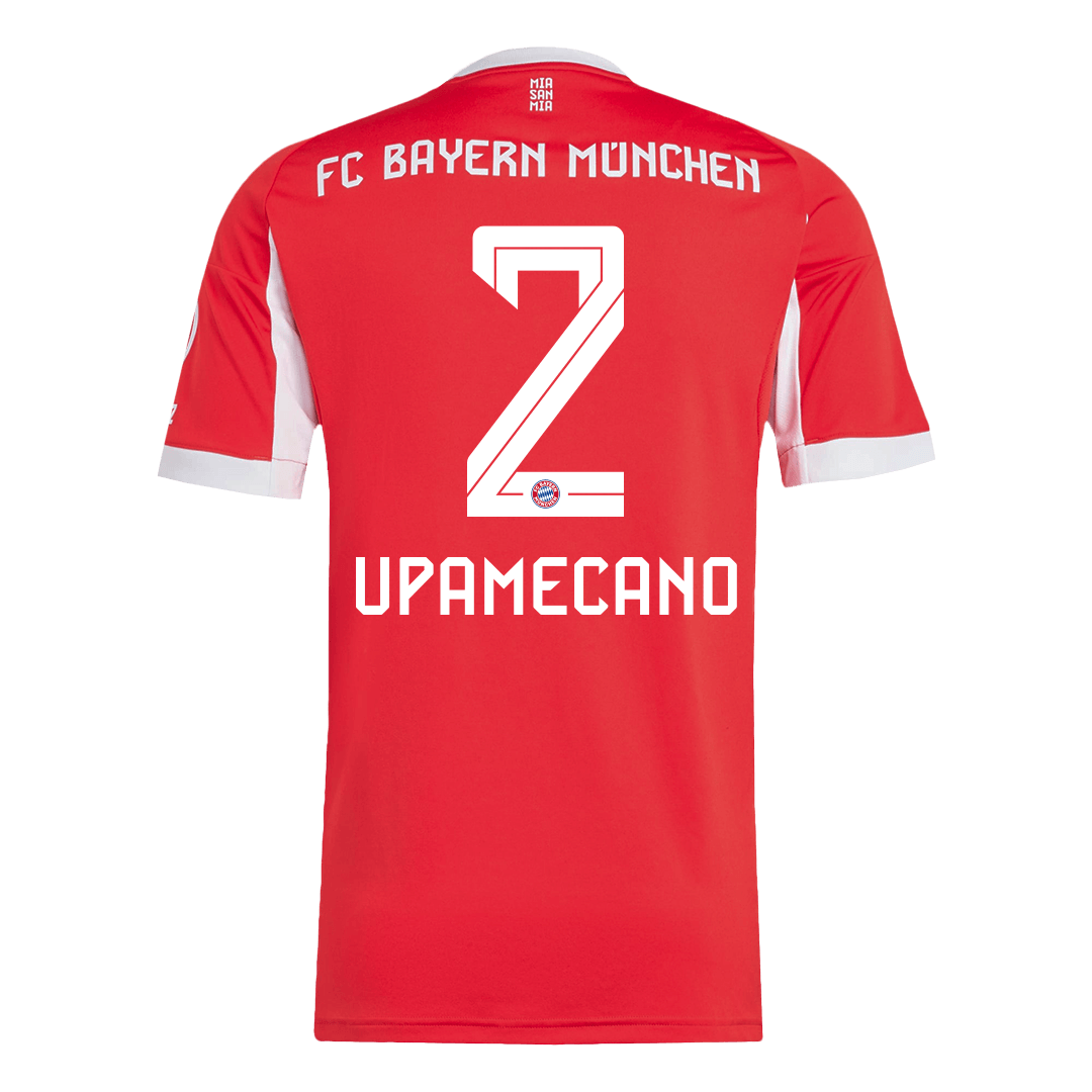 Camiseta de fútbol local UPAMECANO #2 del Bayern Múnich 2025/26