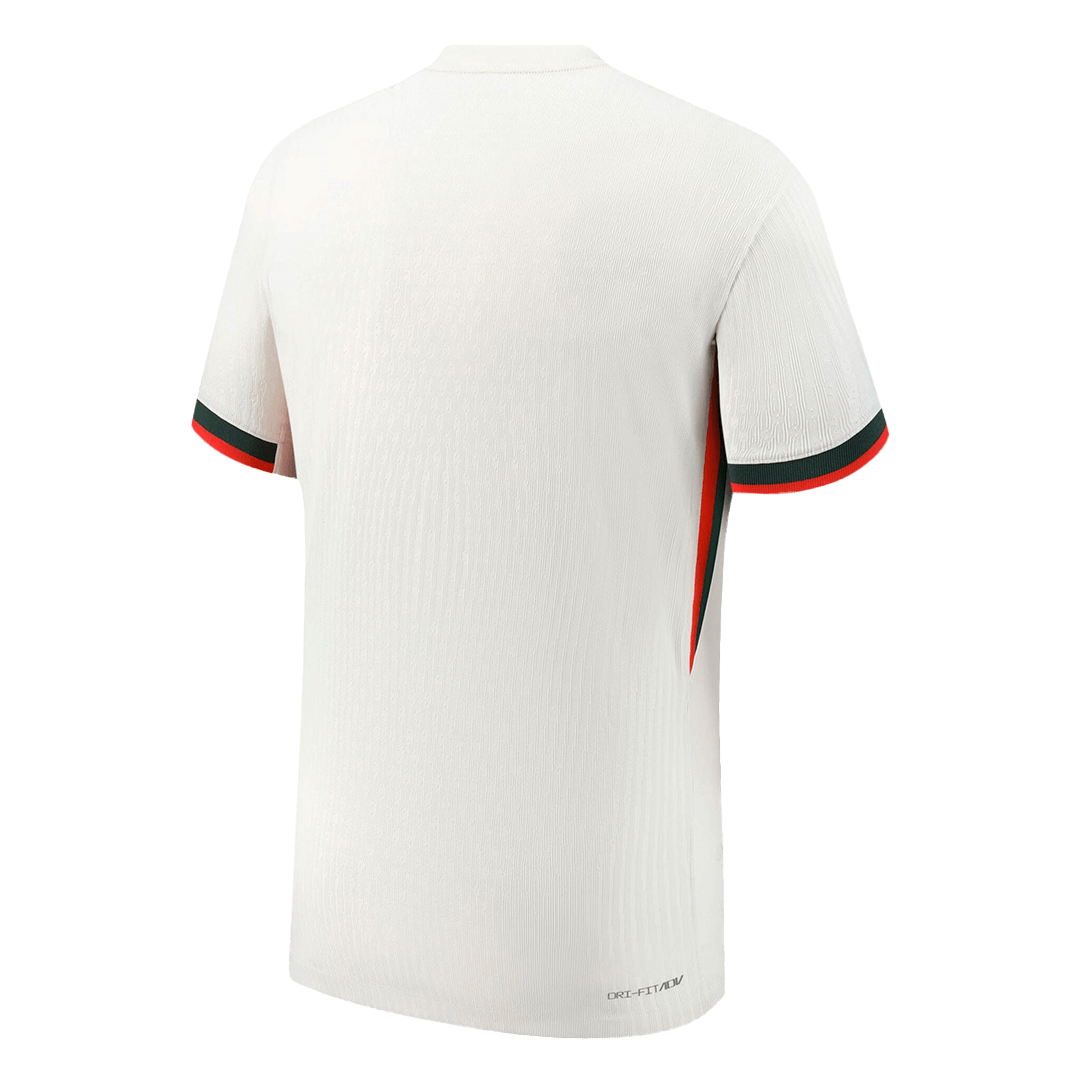 Camiseta de fútbol visitante auténtica del Chelsea 2025/26, blanca