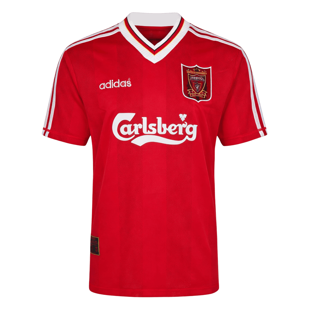 Camiseta retro de fútbol local del Liverpool 1995/96