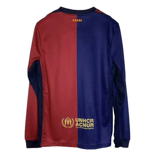 Camiseta de fútbol de manga larga del Barcelona 2024/25